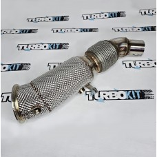 ДаунПайп на BMW N20 f10 f20 f30 f32 f34 f36 (2012-2016) с Heat shield ДаунПайп на BMW N20 f10 f20 f30 f32 f34 f36 (2012-2016) с Heat shield